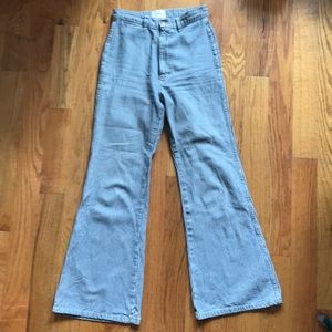 Shop Doen Melody Jean (flare + pinstripe) size 25